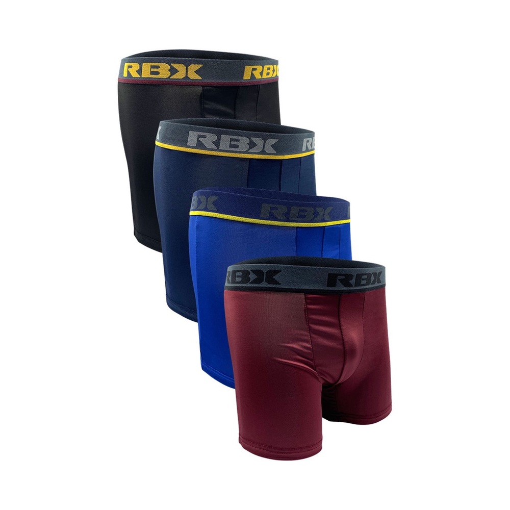 RBX Performance Quick Dry Boxer Briefs 
(4 Pack)